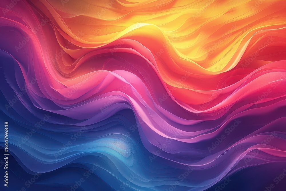 Obraz premium Modern colorful gradient with bold transitions