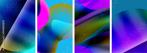 Abstract colors. Abstract backgrounds for wallpaper, business card, cover, poster, banner, brochure, header, website