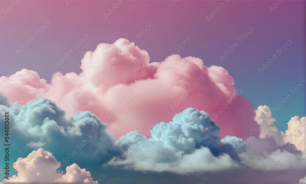 cloud with pastel color on the sky background cloud with pastel color on the sky background