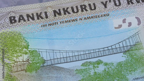 500 Rwanda francs national currency legal tender banknote bill central bank 6 photo