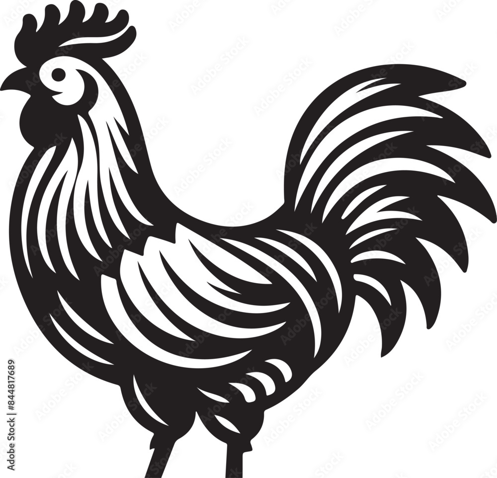 Obraz premium rooster illustration