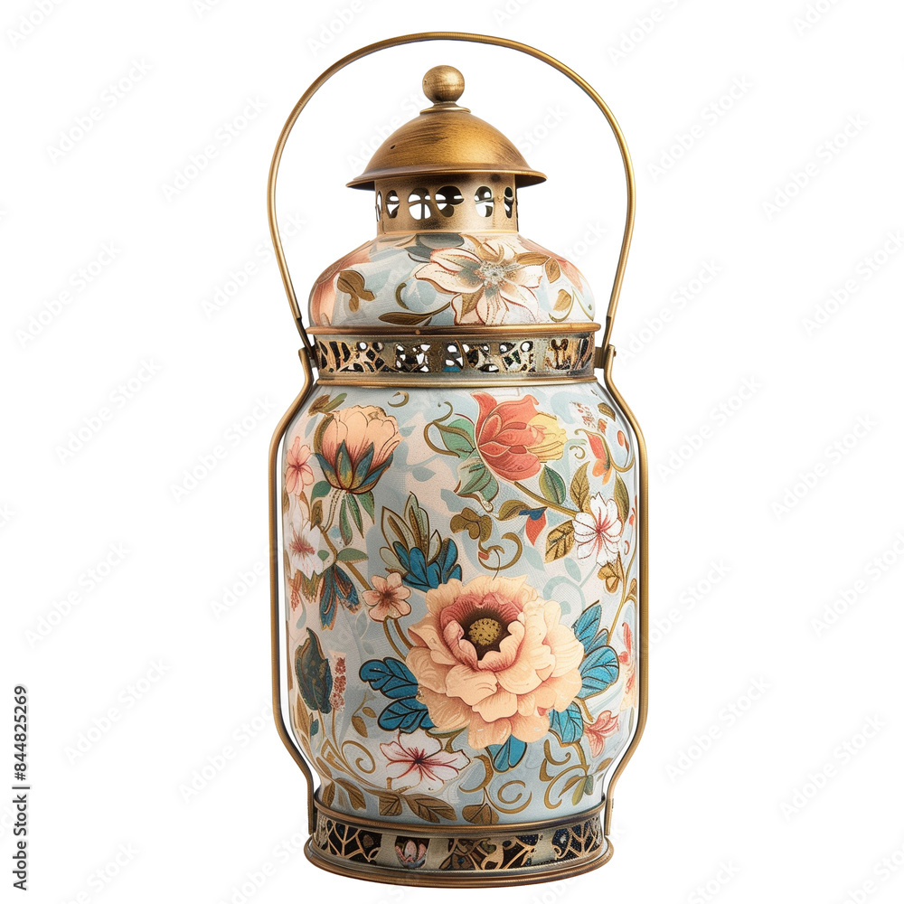 custom made wallpaper toronto digitalVintage Floral Lantern with Intricate Designs