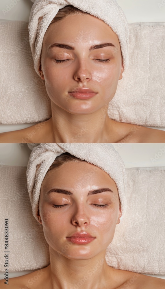 Before and After Effects of Facial Massage Improving Skin Tone and Elasticity in Beauty Treatment Before and After Effects of Facial Massage Improving Skin Tone and Elasticity in Beauty Treatment