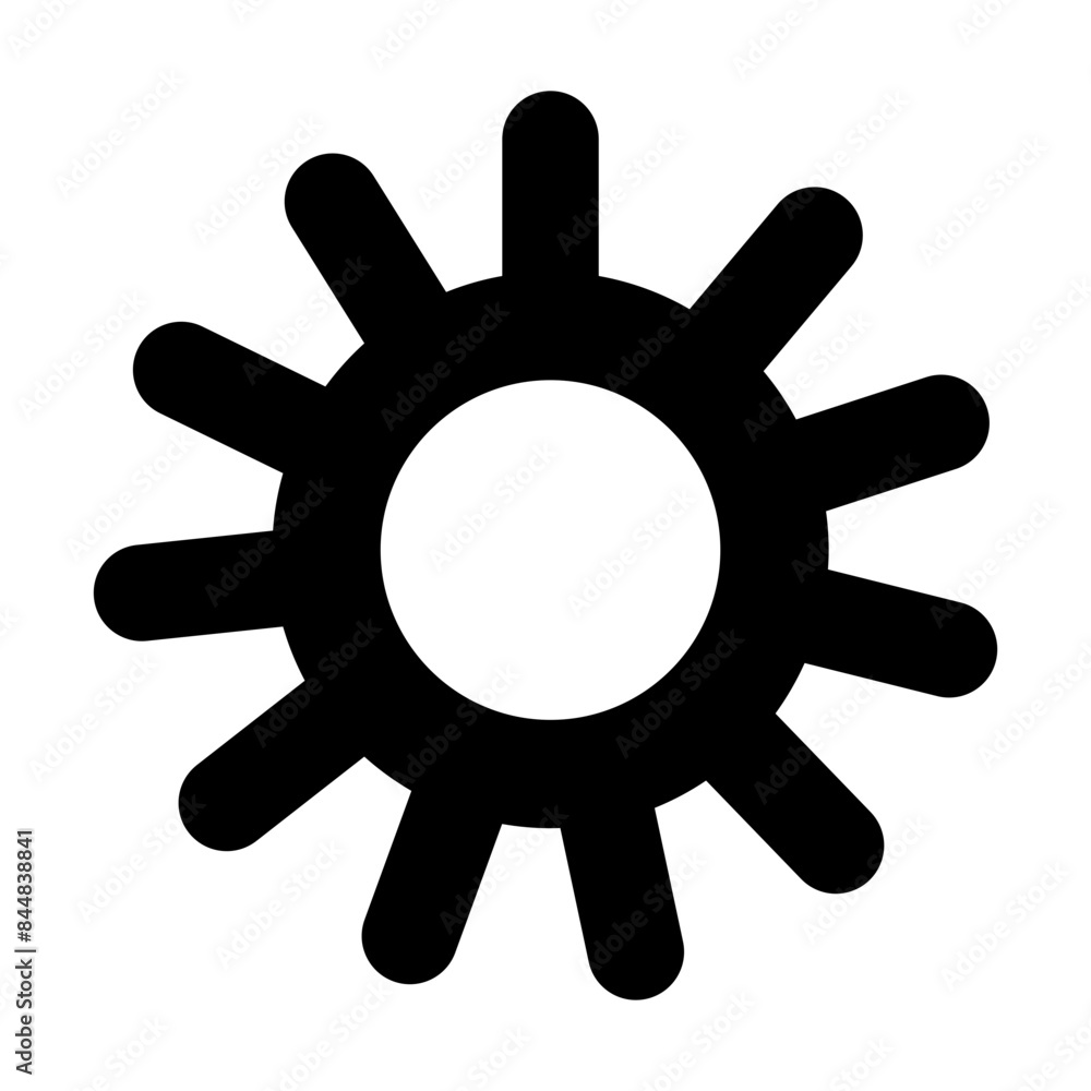 Sun icon, vector symbol illustration element Sun icon, vector symbol illustration element