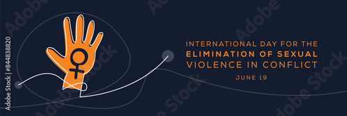 International Day for the Elimination of Sexual Violence in Conflict, held on 19 June. photo