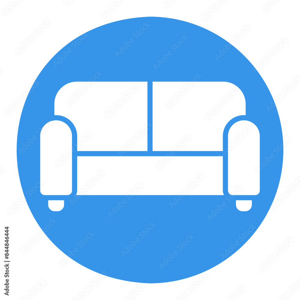 Sofa vector solid icon. Furniture sign Sofa vector solid icon. Furniture sign