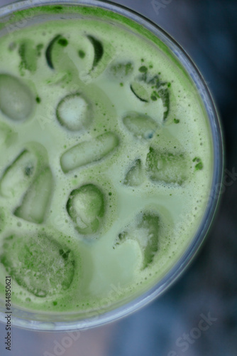 Chill Out with Cold Matcha latte