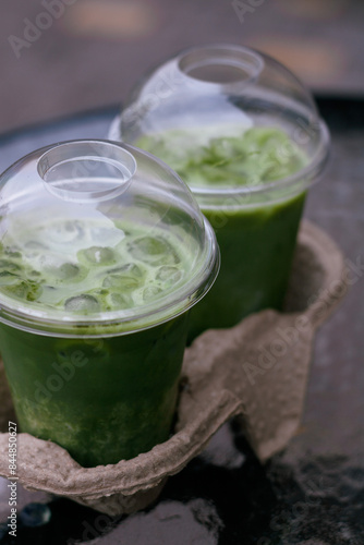 Chill Out with Cold Matcha latte