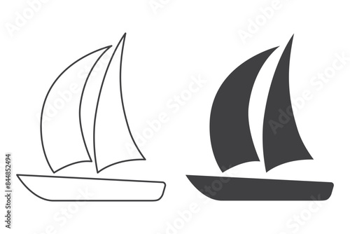 sailboat yaht icon
