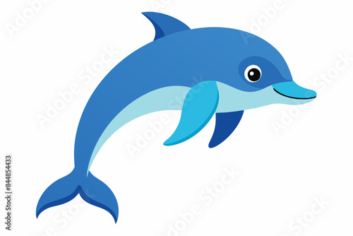 dolphin fish vector illustration