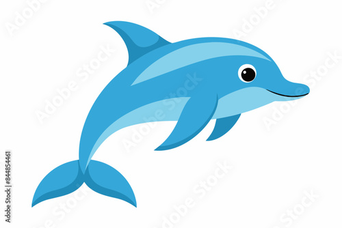 dolphin fish vector illustration