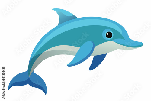 dolphin fish vector illustration