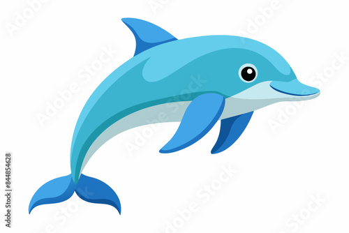 dolphin fish vector illustration