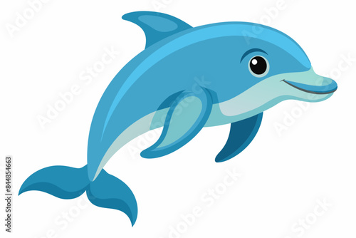 dolphin fish vector illustration