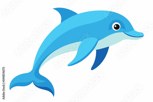 dolphin fish vector illustration