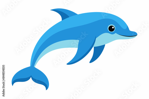 dolphin fish vector illustration