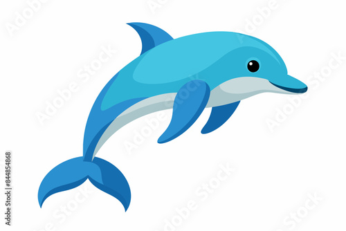 dolphin fish vector illustration