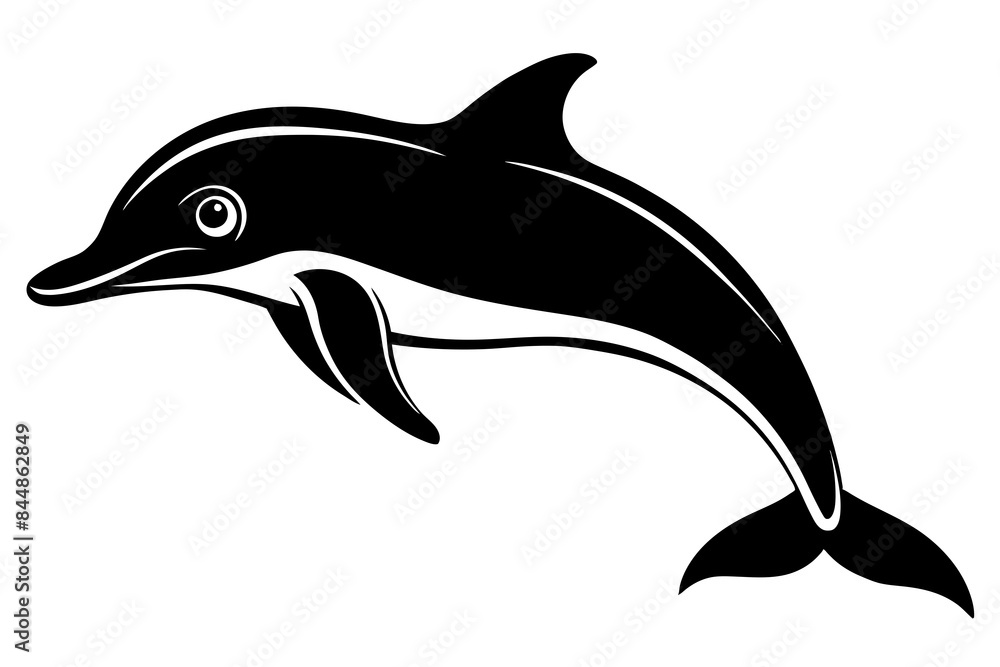 dolphin fish vector illustration dolphin fish vector illustration