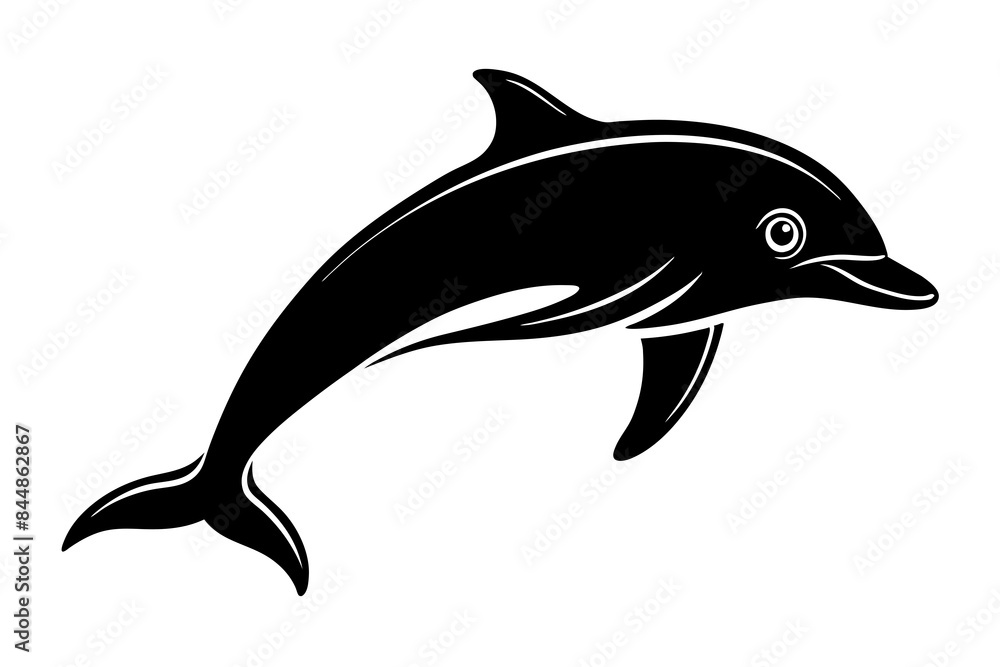 dolphin fish vector illustration dolphin fish vector illustration