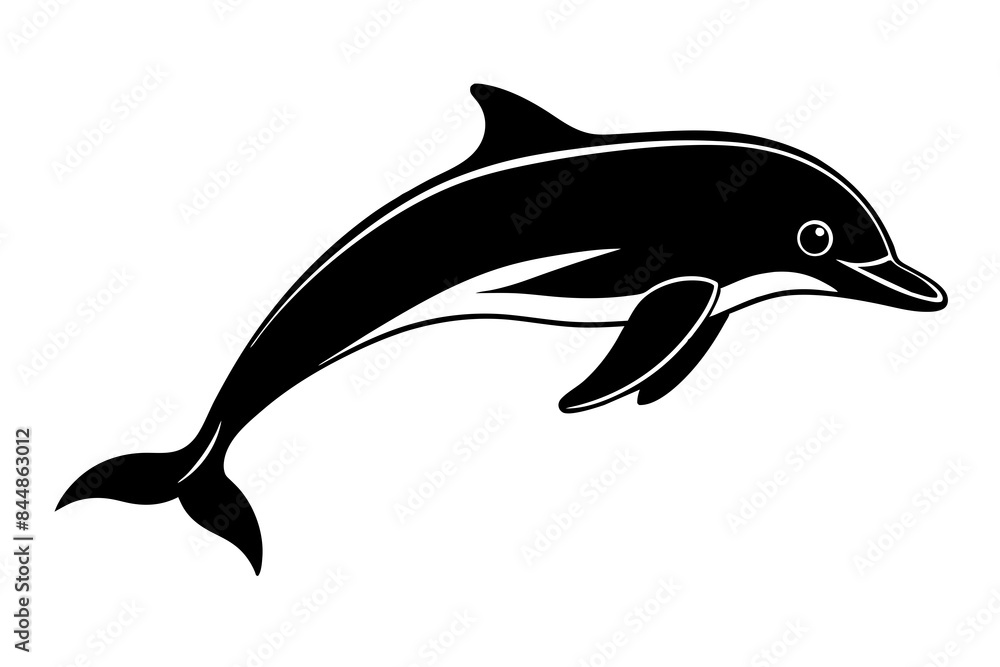 dolphin fish vector illustration dolphin fish vector illustration