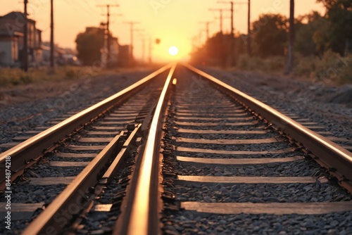 The Journey's Pathway Illuminated by Twilight's Last Glow