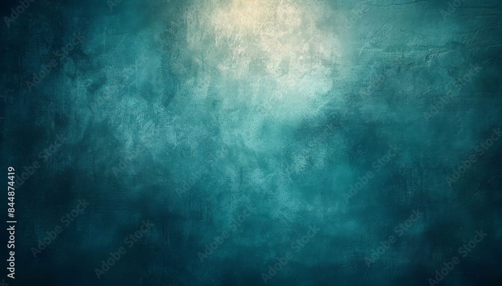 Abstract Teal Wall Texture With Light Source Abstract Teal Wall Texture With Light Source