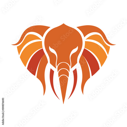 A modern and simple logo design for a beer pub, featuring a glass of beer, a mug of beer, wheat, and the words GAST PB, Generate a simple and modern logo inspired by the beauty of elephants