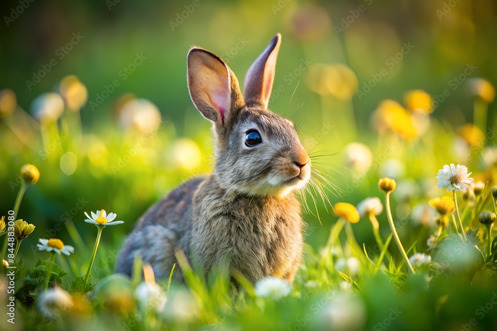 Rabbit in the grass Rabbit in the grass