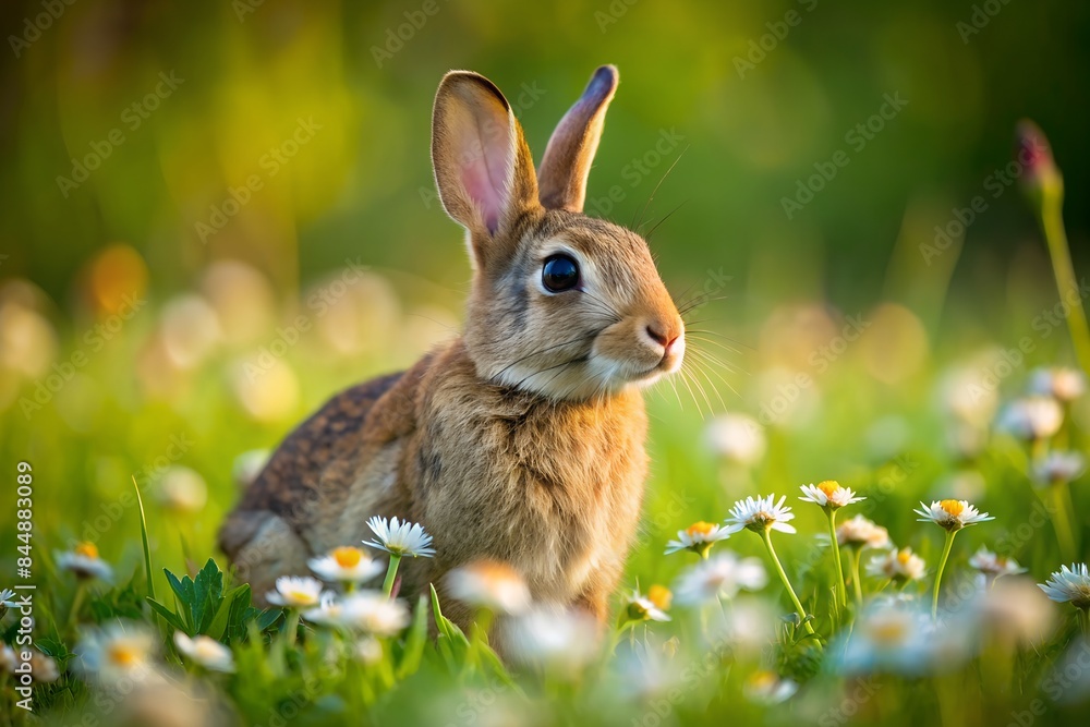 Rabbit in the grass Rabbit in the grass