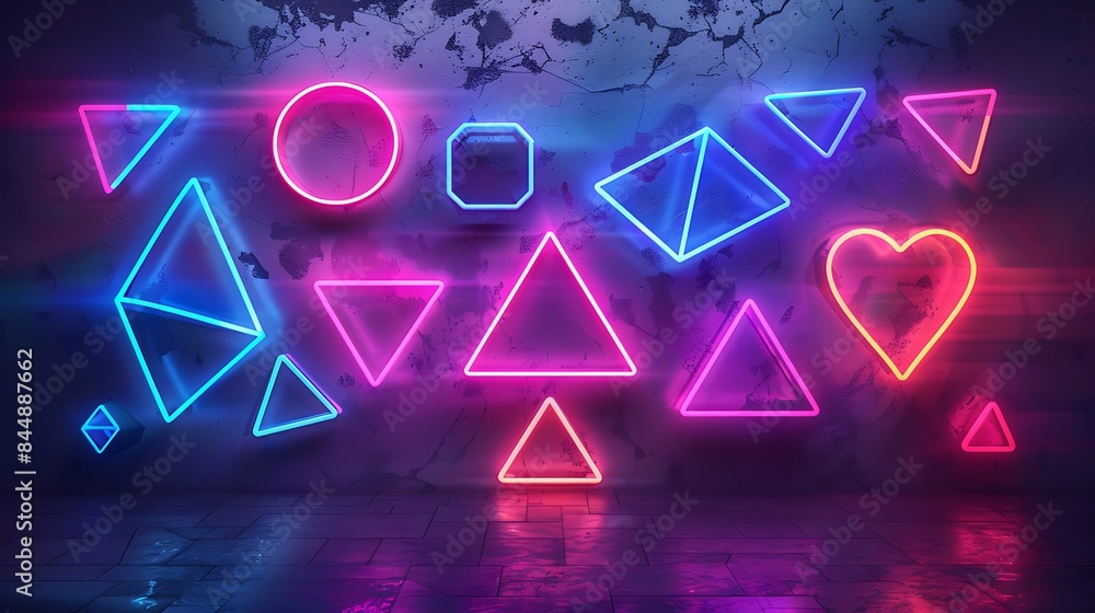 Fototapeta premium light, design, disco, texture, pattern, computer, illustration, technology, vector, space, digital, dots, pink, purple, backdrop, electronic, circle, party, grid, concept, blue, matrix, tech, web, hex