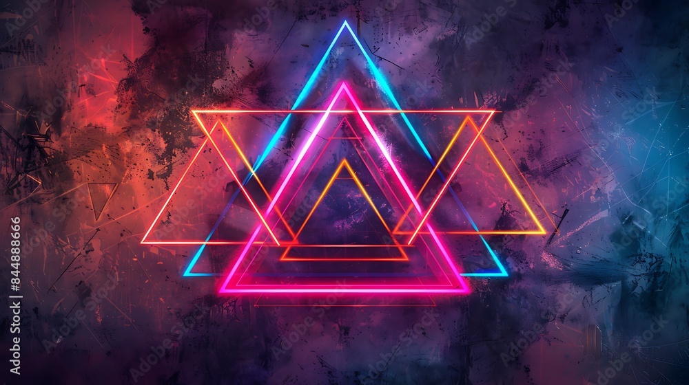 Naklejka premium light, design, disco, texture, pattern, computer, illustration, technology, vector, space, digital, dots, pink, purple, backdrop, electronic, circle, party, grid, concept, blue, matrix, tech, web, hex