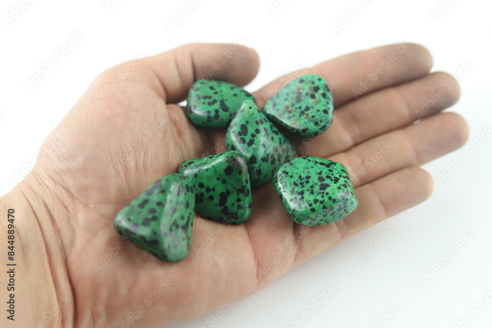 Wonderful closeup of rocks or semi precious stones. Semi precious stone Dalmatian jasper, Aplite. Wonderful closeup of rocks or semi precious stones. Semi precious stone Dalmatian jasper, Aplite.