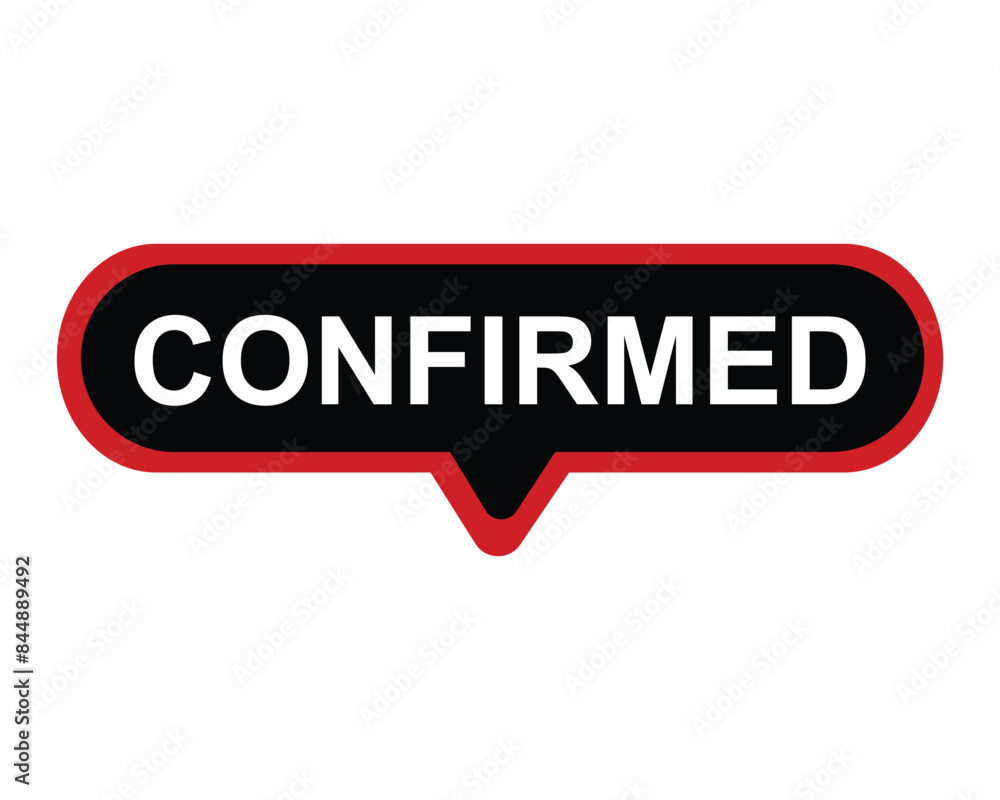 confirmed button on white background. confirmed button sign confirmed button on white background. confirmed button sign