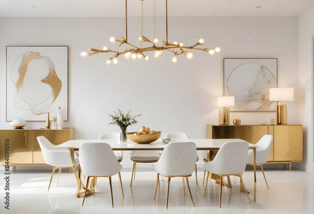 white and gold theme modern interior white and gold theme modern interior