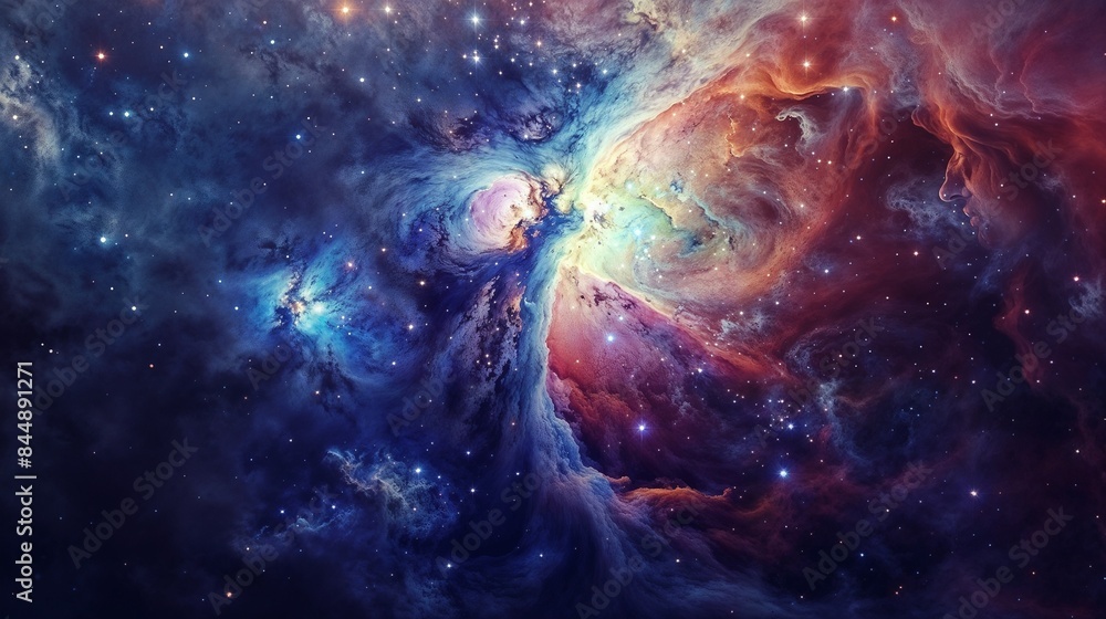 The stunning Orion Nebula, a celestial beauty in the vastness of space The stunning Orion Nebula, a celestial beauty in the vastness of space