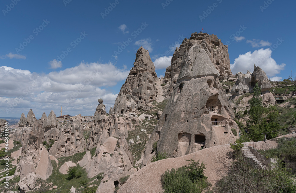 View towards the remains of Uchisar castle. View towards the remains of Uchisar castle.
