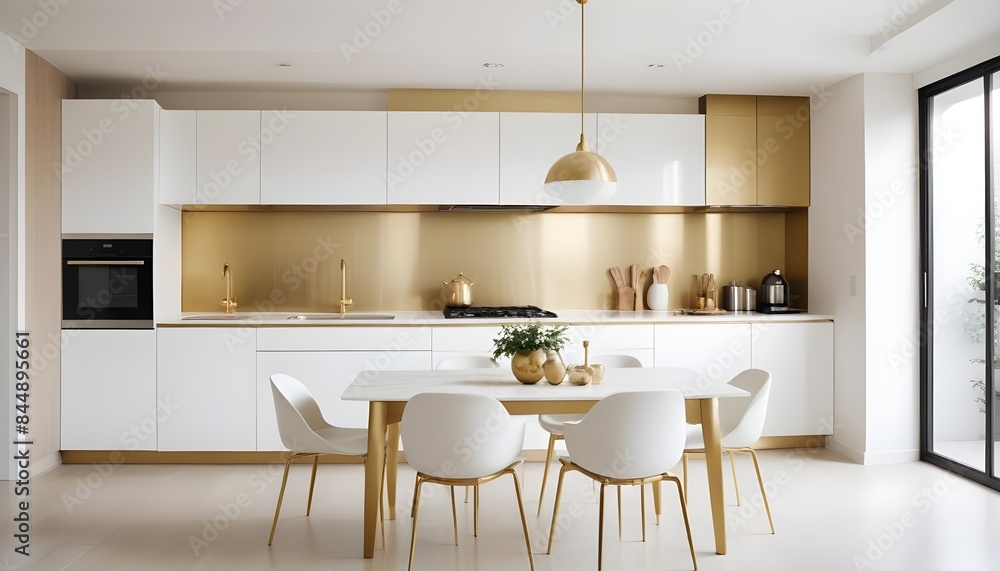 white and gold theme modern interior white and gold theme modern interior