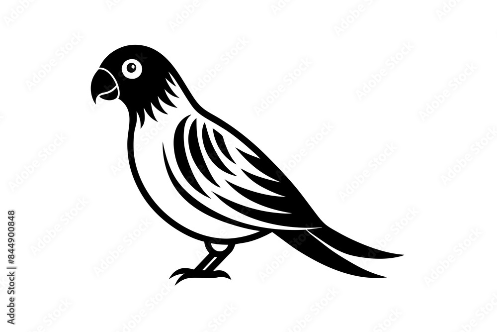 parrot bird silhouette vector illustration parrot bird silhouette vector illustration