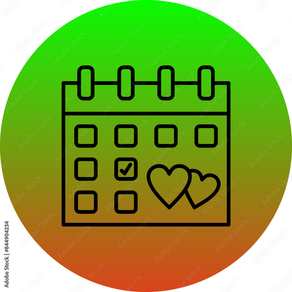 Wedding Day Icon Wedding Day Icon