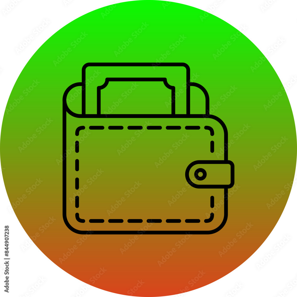 Fototapeta premium Wallet Icon