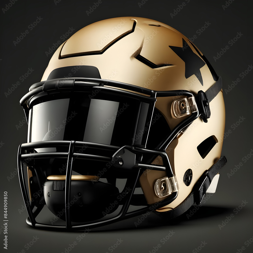 Fototapeta premium High-Tech American Football Helmet