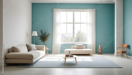white and gold theme modern interior
