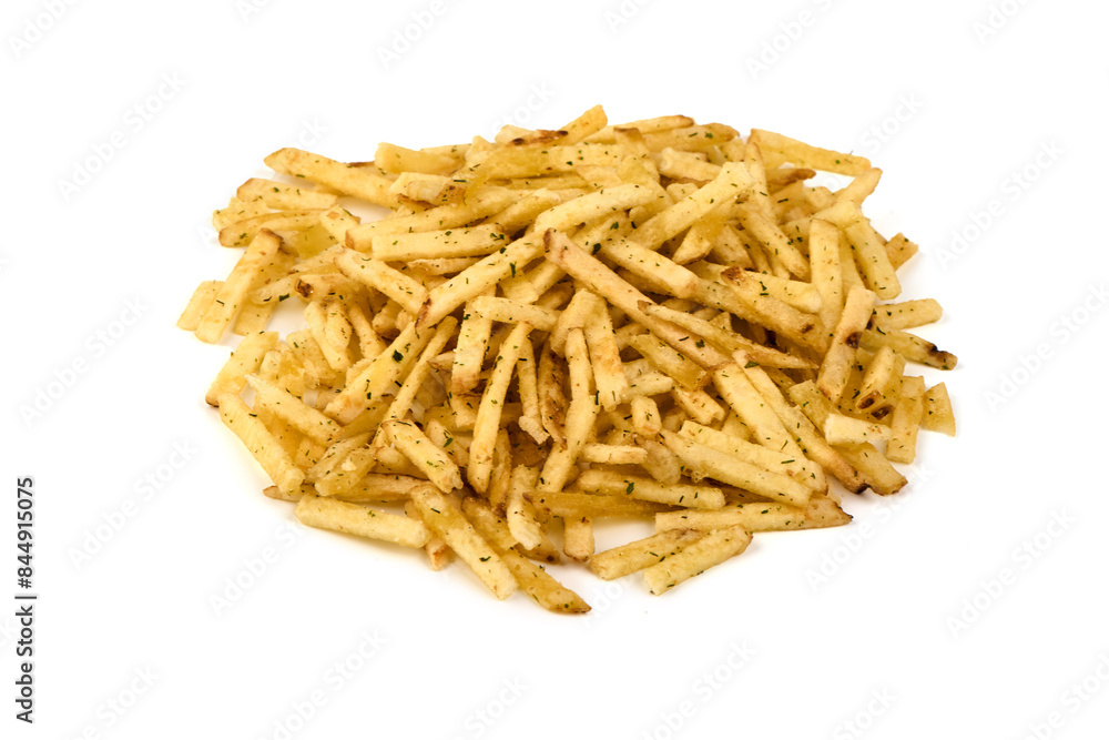 Potato chips, isolated on white background. Potato chips, isolated on white background.