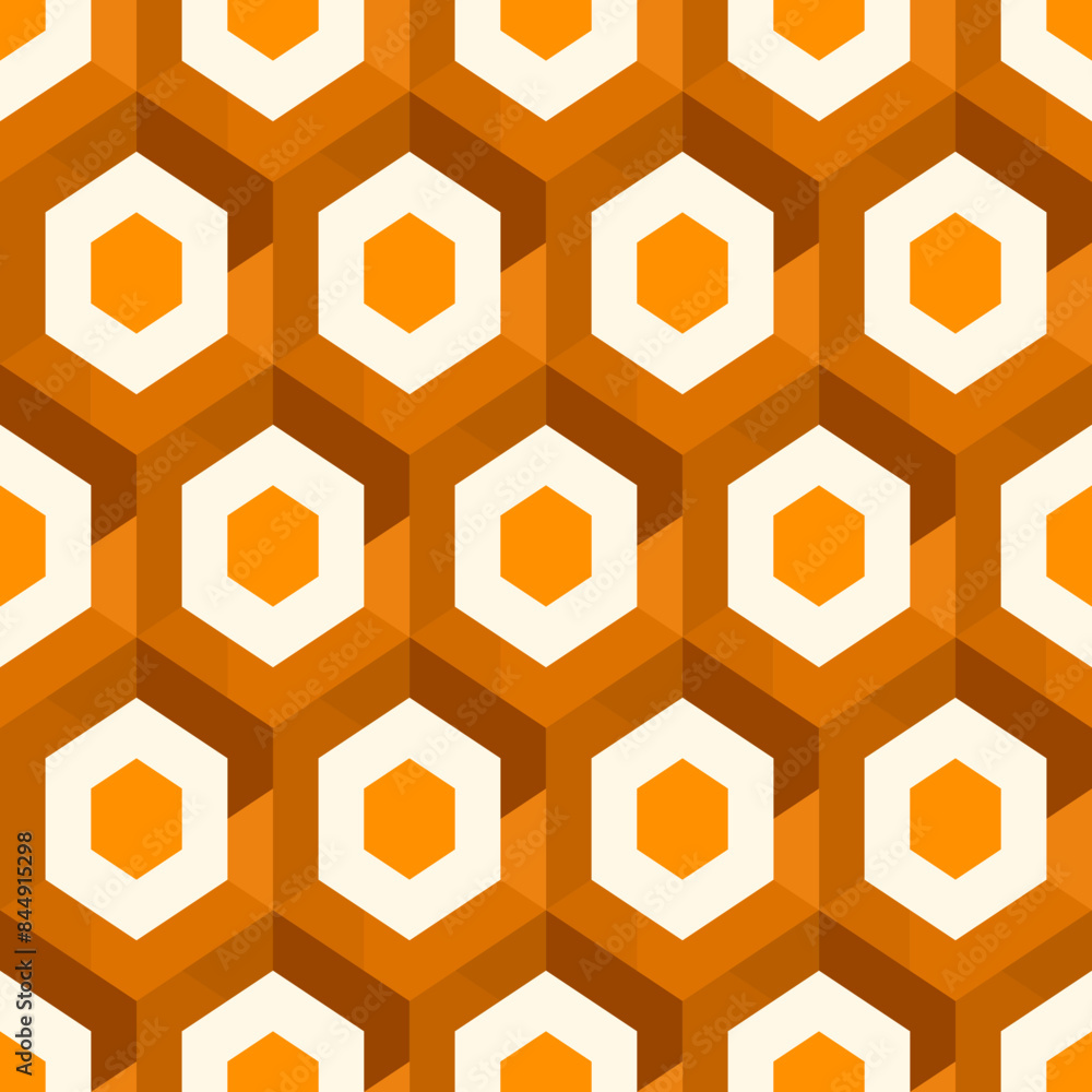 Contemporary honeycomb geometric pattern. Repeated hexagons ornament. Modern mosaic background. Seamless surface abstract design. Geo wallpaper. Digital paper, textile print. Vector art Contemporary honeycomb geometric pattern. Repeated hexagons ornament. Modern mosaic background. Seamless surface abstract design. Geo wallpaper. Digital paper, textile print. Vector art