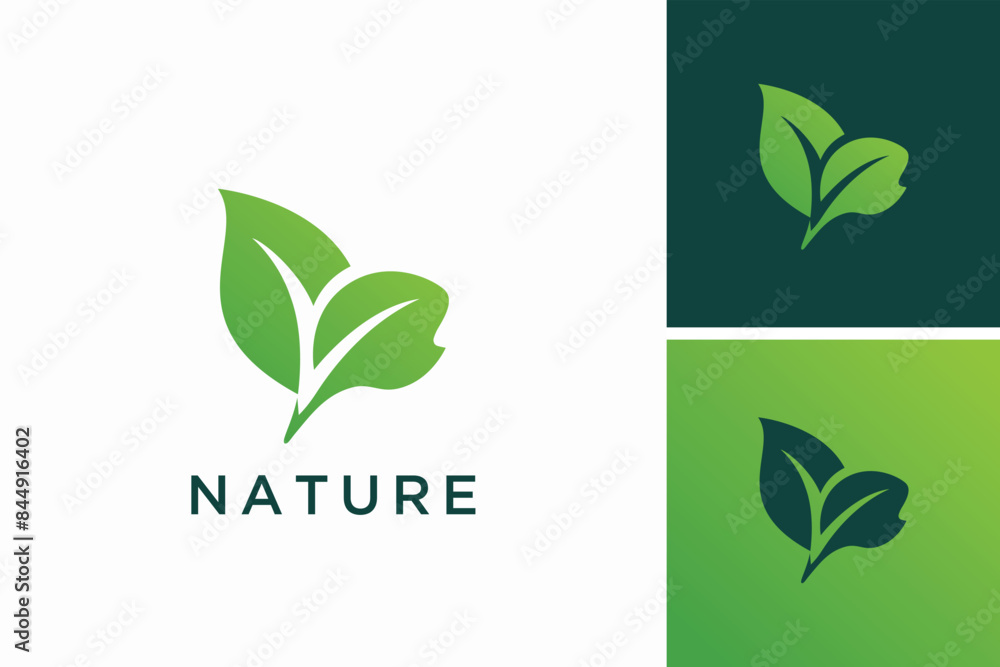 Leaf ecology nature element icon vector logo design inspiration Leaf ecology nature element icon vector logo design inspiration