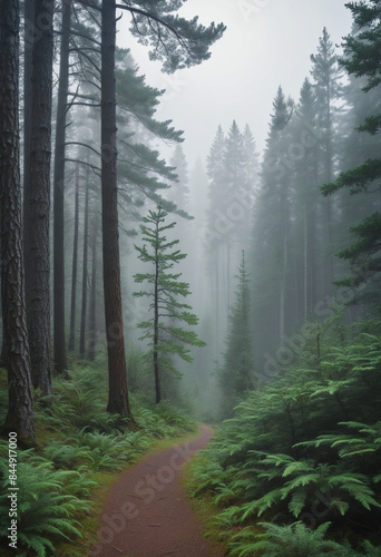 Enchanting Vale: An Exploratory Adventure through Misty Fir-Woods © SR07XC3