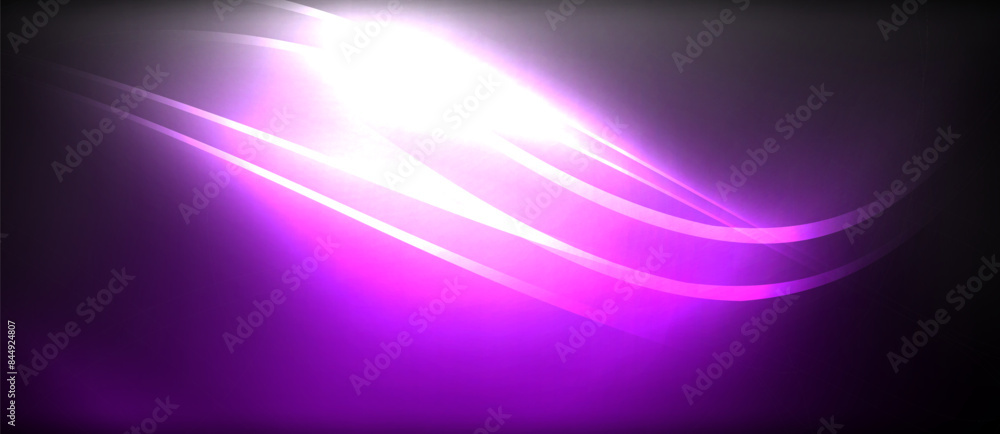 Neon glowing circle rays, light round lines in the dark, planet style neon wave lines. Energetic electric concept design for wallpaper, banner, background Neon glowing circle rays, light round lines in the dark, planet style neon wave lines. Energetic electric concept design for wallpaper, banner, background