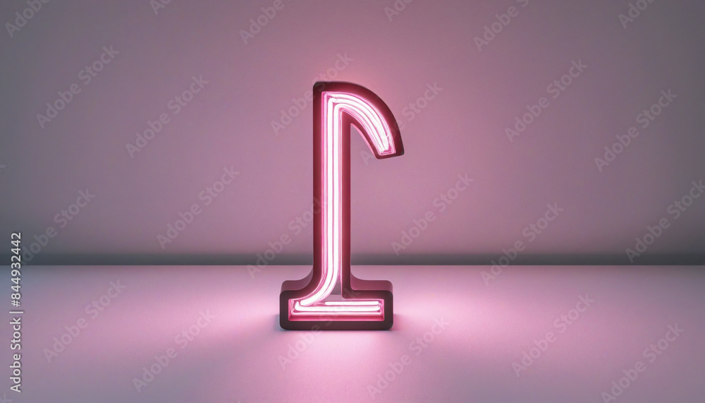 Modern 3D rendering of the number ten glowing in neon lights on a dark background Modern 3D rendering of the number ten glowing in neon lights on a dark background