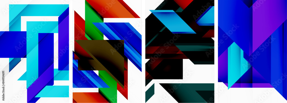 Triangle wallpaper or poster background design Triangle wallpaper or poster background design