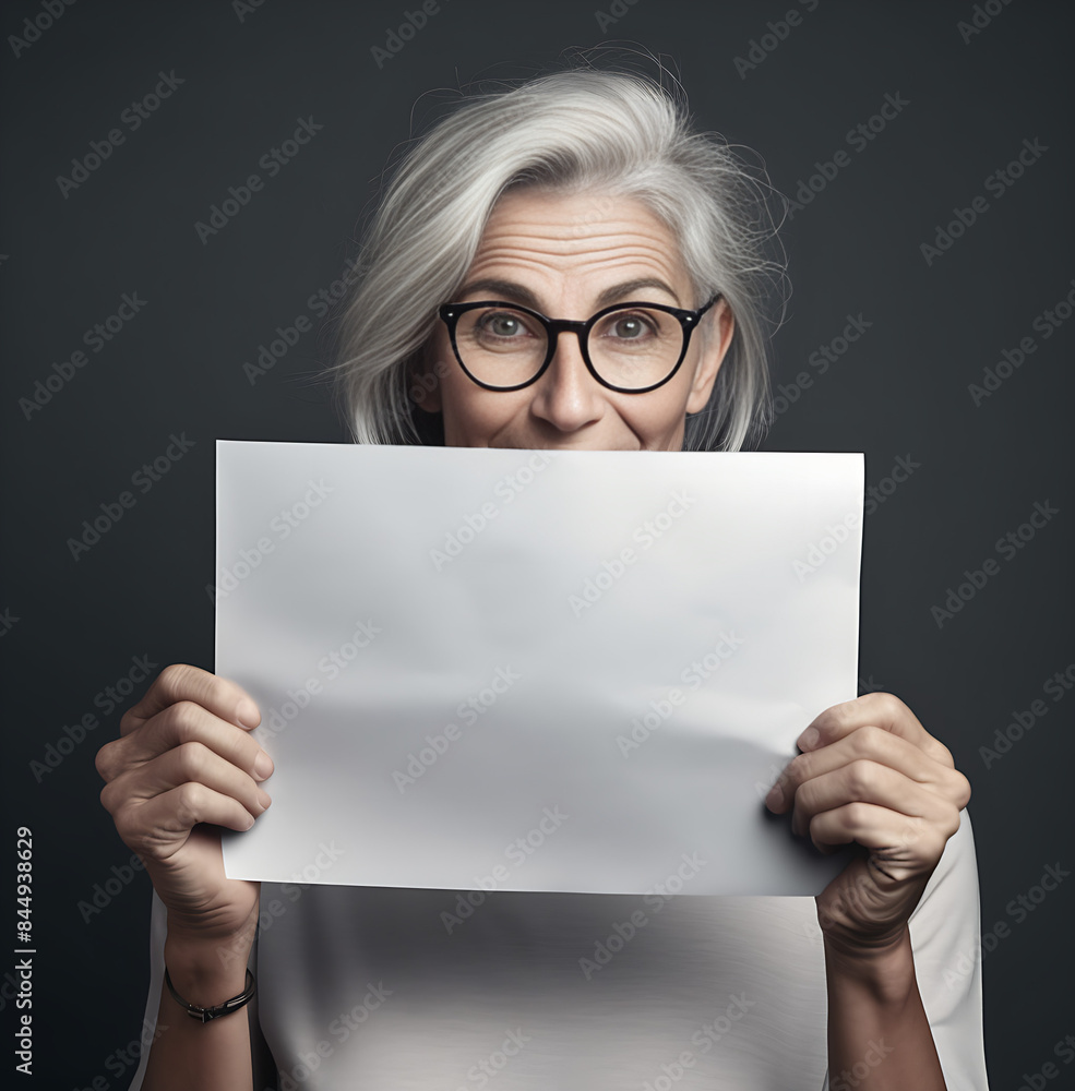 person holding a blank billboard person holding a blank billboard